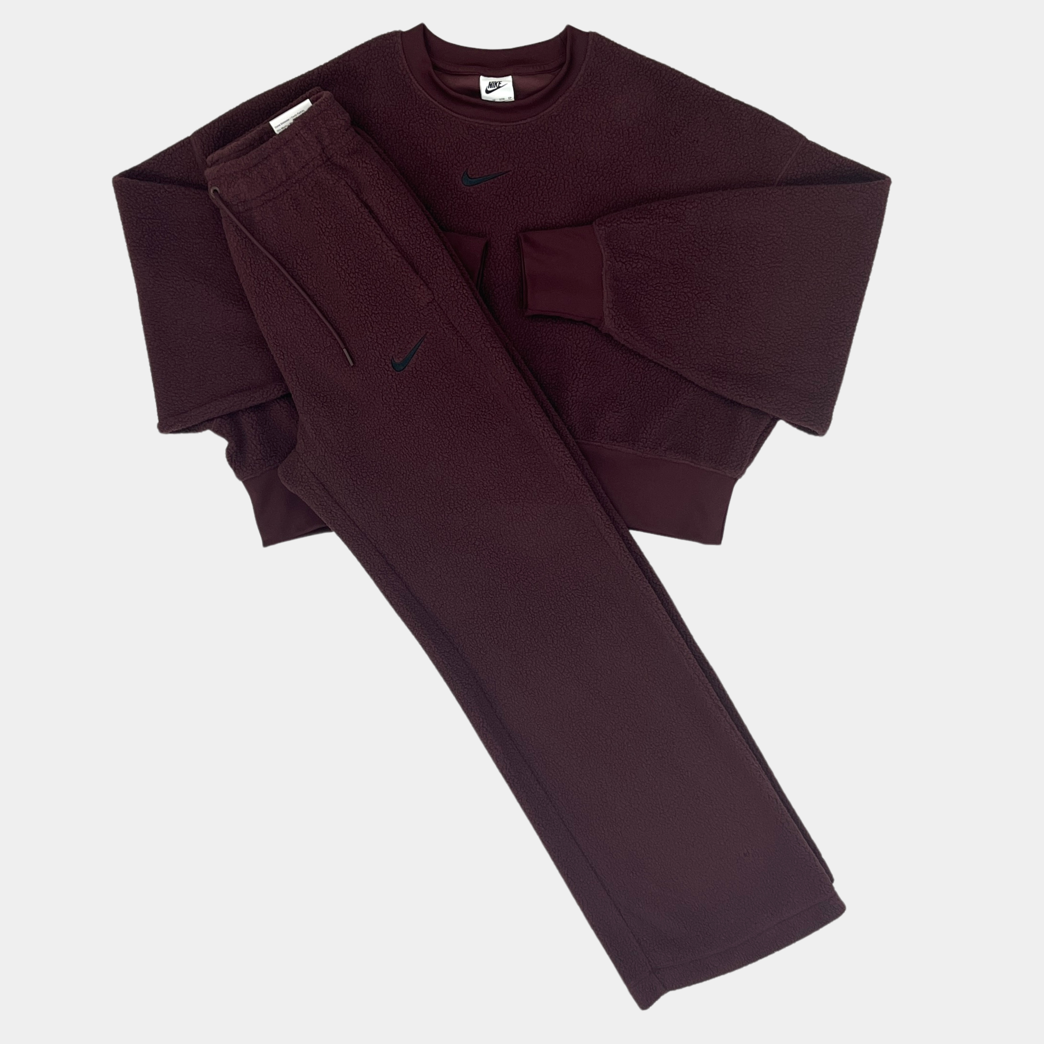 Nike air burgundy tracksuit hot sale womens