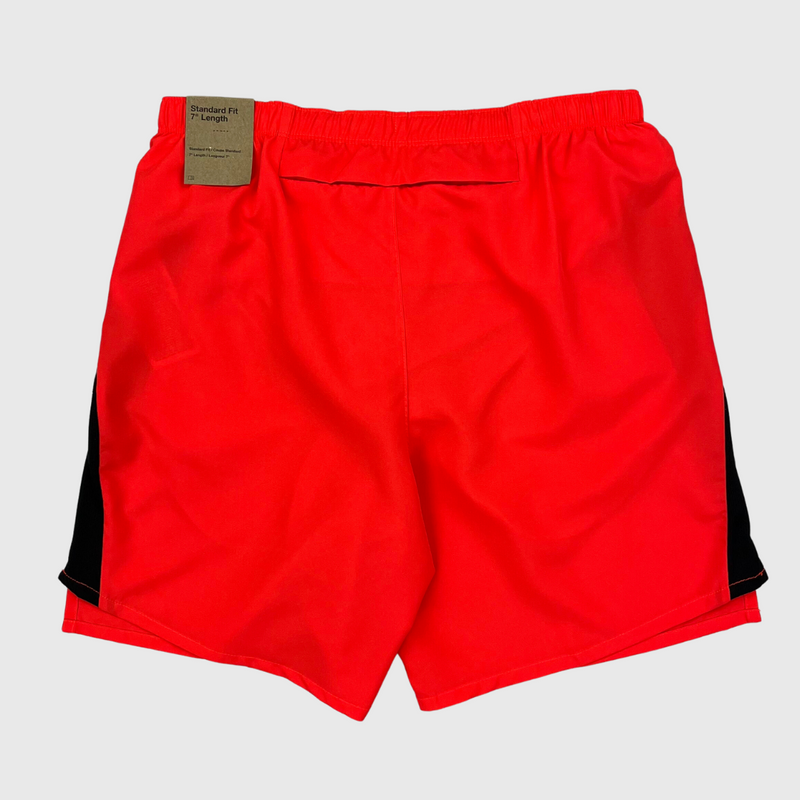 Nike 7 Inch Challenger Shorts Bright Crimson Back
