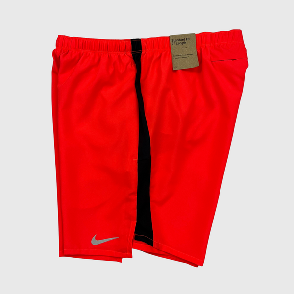 Nike 7 Inch Challenger Shorts Bright Crimson Side