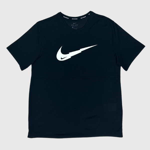 Nike Dri-Fit Swoosh T-Shirt Black