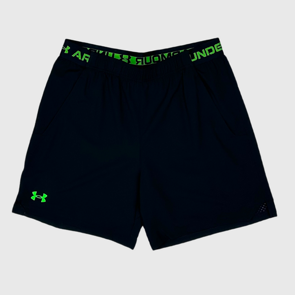 Under Armour 7 Inch Logo Shorts Black/Green