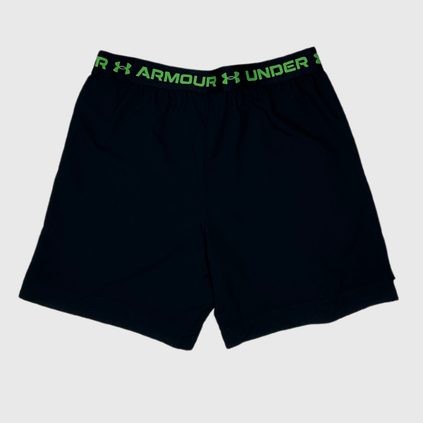 Under Armour 7 Inch Logo Shorts Black/Green