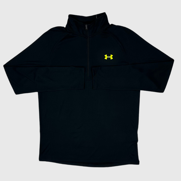 Under Armour Tech Half Zip Black/Yellow