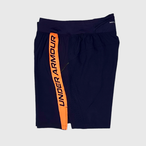 Under Armour 7 Inch Speedpocket Shorts Purple/Orange