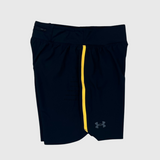 Under Armour 7 Inch Speed Pocket Shorts Black/Yellow Side