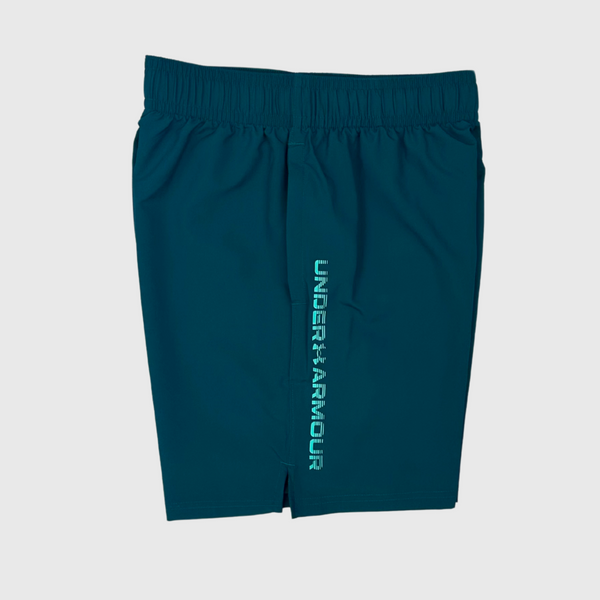 Under Armour Woven Wordmark Short Teal