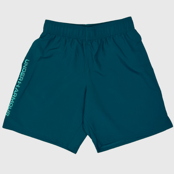 Under Armour Woven Wordmark Short Teal