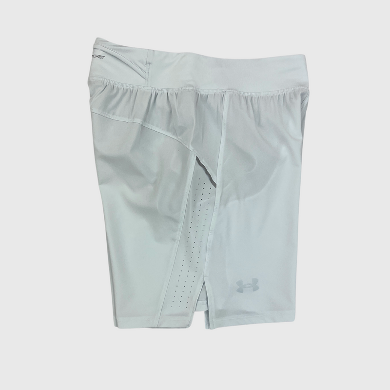 Under Armour 7 Inch Launch Shorts Grey Side