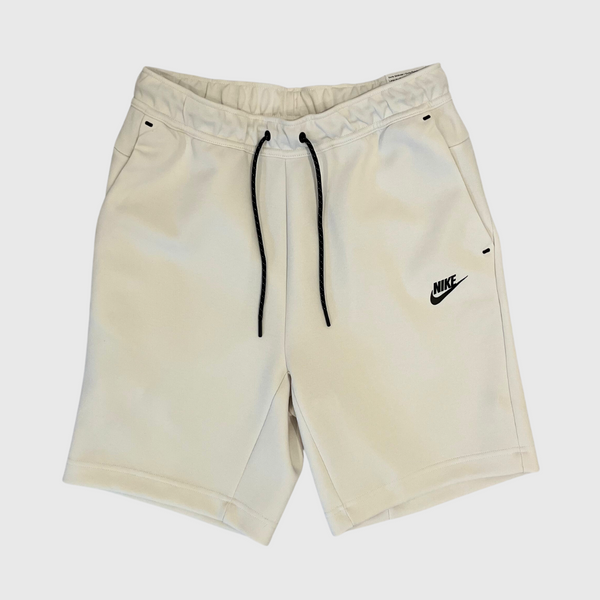 Nike Tech Fleece Shorts Bone Front