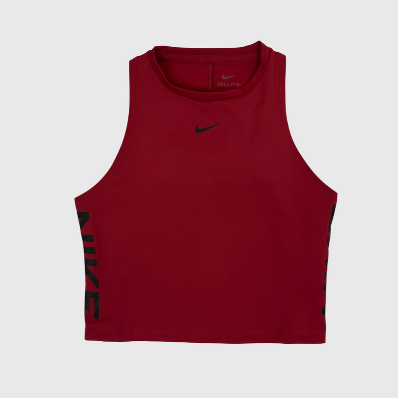 Womens Nike Pro Vest Top Pomegranate Front
